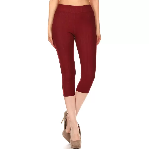 Leggings Depot Women's Cotton Blend Stretch Pull-on Jeggings Casual Pants with Pockets 