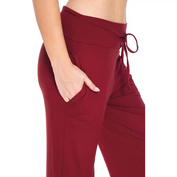 Leggings Depot Women's Fashion Pajama Pants with Pockets Comfy Drawstring Sleep Lounge Bottoms
