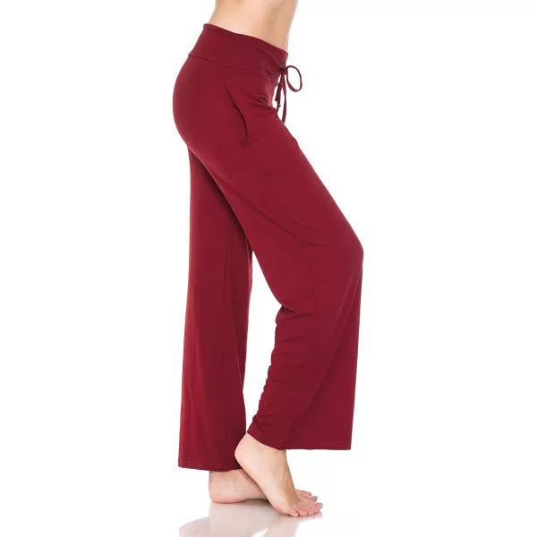 Leggings Depot Women's Fashion Pajama Pants with Pockets Comfy Drawstring Sleep Lounge Bottoms