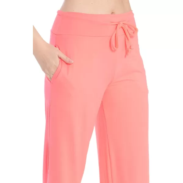 Leggings Depot Women's Fashion Pajama Pants with Pockets Comfy Drawstring Sleep Lounge Bottoms
