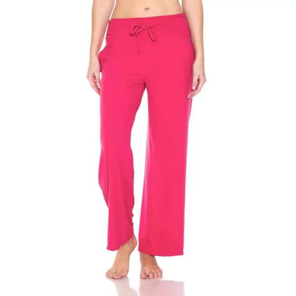 Leggings Depot Women's Fashion Pajama Pants with Pockets Comfy Drawstring Sleep Lounge Bottoms