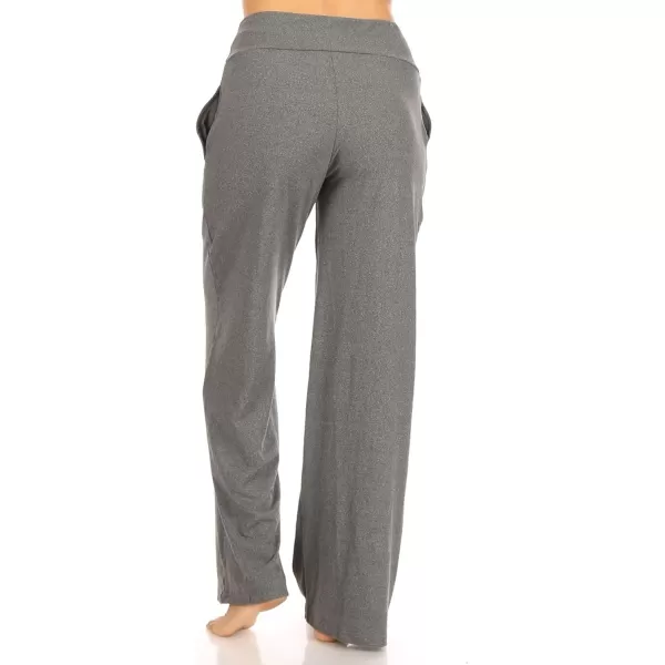 Leggings Depot Women's Fashion Pajama Pants with Pockets Comfy Drawstring Sleep Lounge Bottoms