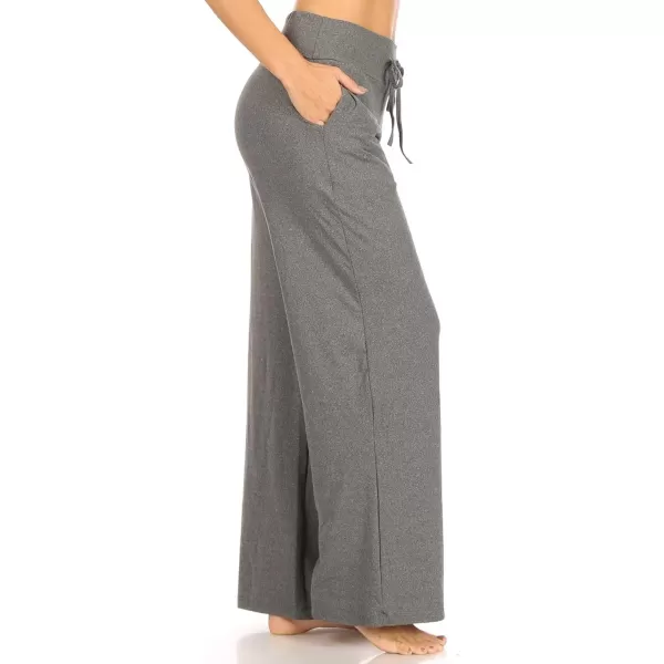 Leggings Depot Women's Fashion Pajama Pants with Pockets Comfy Drawstring Sleep Lounge Bottoms