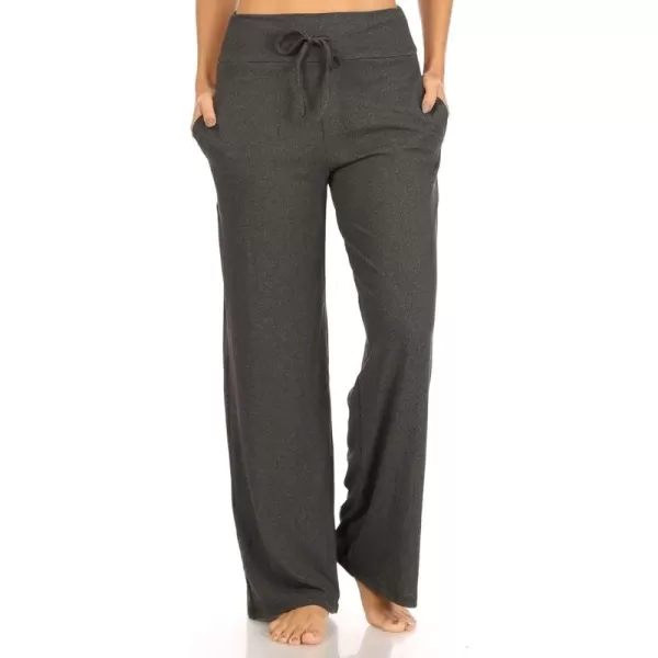 Leggings Depot Women's Fashion Pajama Pants with Pockets Comfy Drawstring Sleep Lounge Bottoms