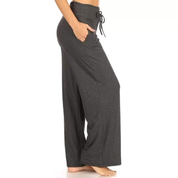 Leggings Depot Women's Fashion Pajama Pants with Pockets Comfy Drawstring Sleep Lounge Bottoms