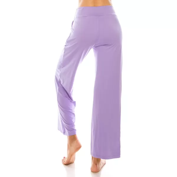 Leggings Depot Women's Fashion Pajama Pants with Pockets Comfy Drawstring Sleep Lounge Bottoms