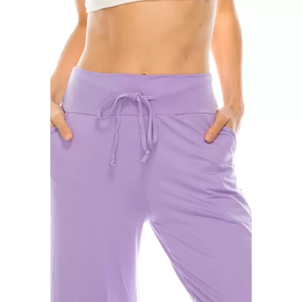 Leggings Depot Women's Fashion Pajama Pants with Pockets Comfy Drawstring Sleep Lounge Bottoms
