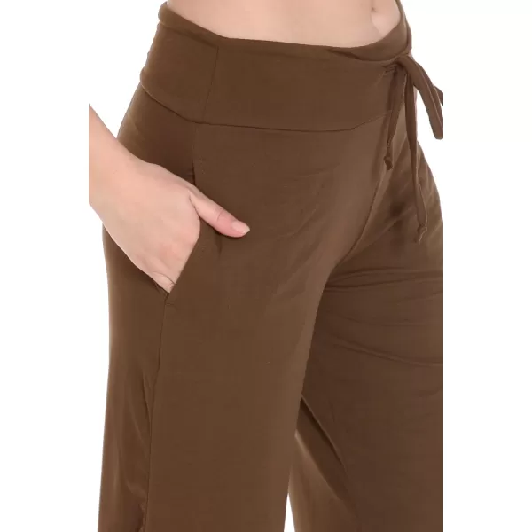Leggings Depot Women's Fashion Pajama Pants with Pockets Comfy Drawstring Sleep Lounge Bottoms