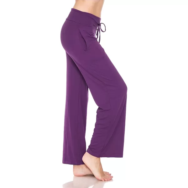 Leggings Depot Women's Fashion Pajama Pants with Pockets Comfy Drawstring Sleep Lounge Bottoms