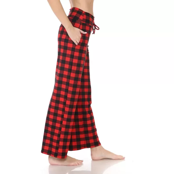 Leggings Depot Women's Fashion Pajama Pants with Pockets Comfy Drawstring Sleep Lounge Bottoms