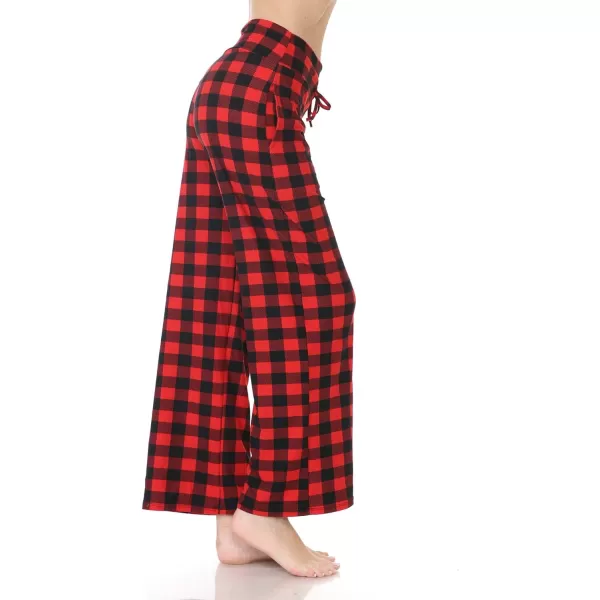 Leggings Depot Women's Fashion Pajama Pants with Pockets Comfy Drawstring Sleep Lounge Bottoms