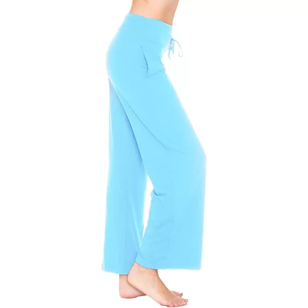 Leggings Depot Women's Fashion Pajama Pants with Pockets Comfy Drawstring Sleep Lounge Bottoms
