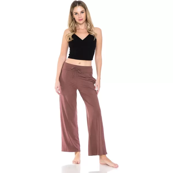 Leggings Depot Women's Fashion Pajama Pants with Pockets Comfy Drawstring Sleep Lounge Bottoms
