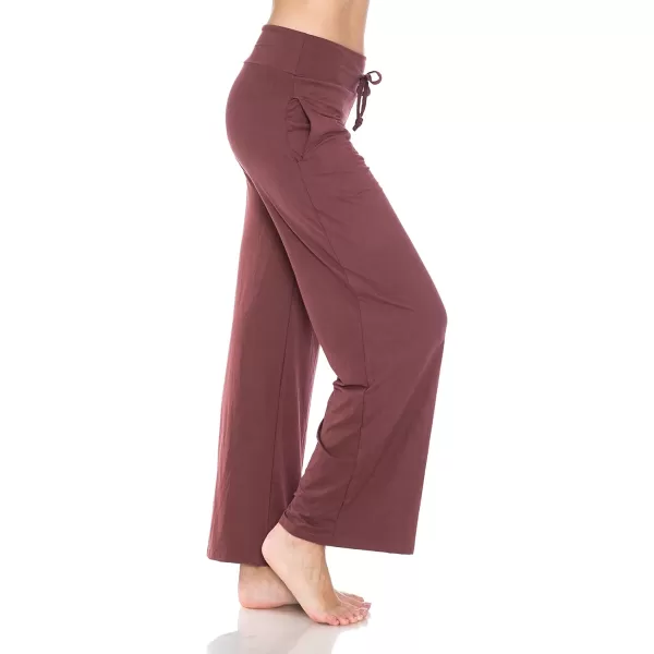 Leggings Depot Women's Fashion Pajama Pants with Pockets Comfy Drawstring Sleep Lounge Bottoms