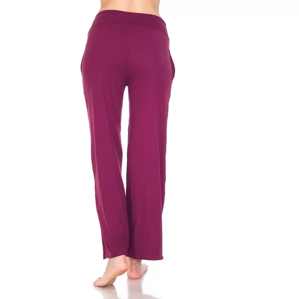 Leggings Depot Women's Fashion Pajama Pants with Pockets Comfy Drawstring Sleep Lounge Bottoms