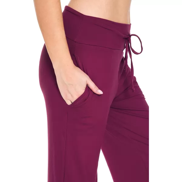 Leggings Depot Women's Fashion Pajama Pants with Pockets Comfy Drawstring Sleep Lounge Bottoms