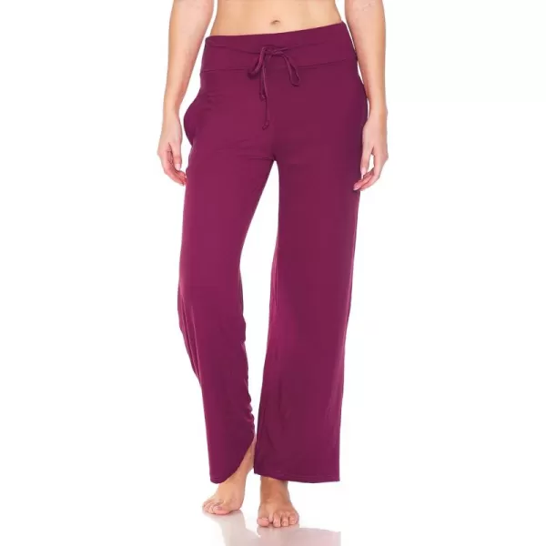 Leggings Depot Women's Fashion Pajama Pants with Pockets Comfy Drawstring Sleep Lounge Bottoms