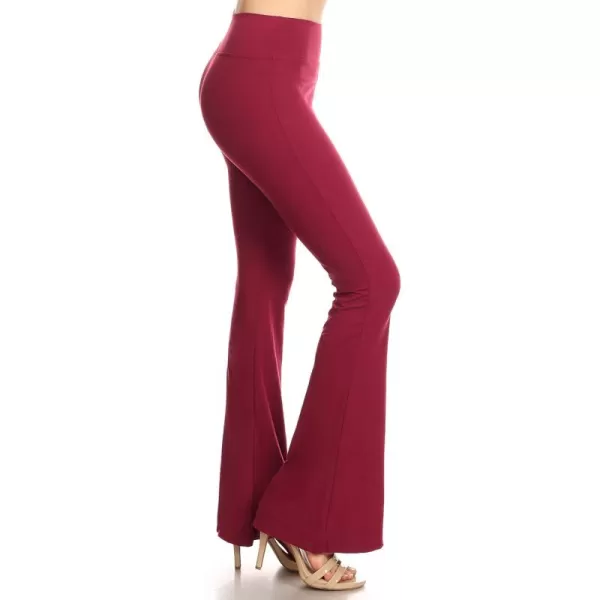 Leggings Depot Women's Flared Casual, Work, Lounge Palazzo Pants-Wide Leg
