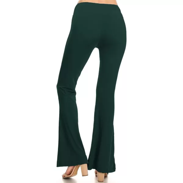 Leggings Depot Women's Flared Casual, Work, Lounge Palazzo Pants-Wide Leg
