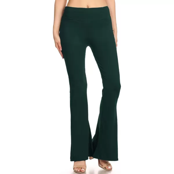Leggings Depot Women's Flared Casual, Work, Lounge Palazzo Pants-Wide Leg