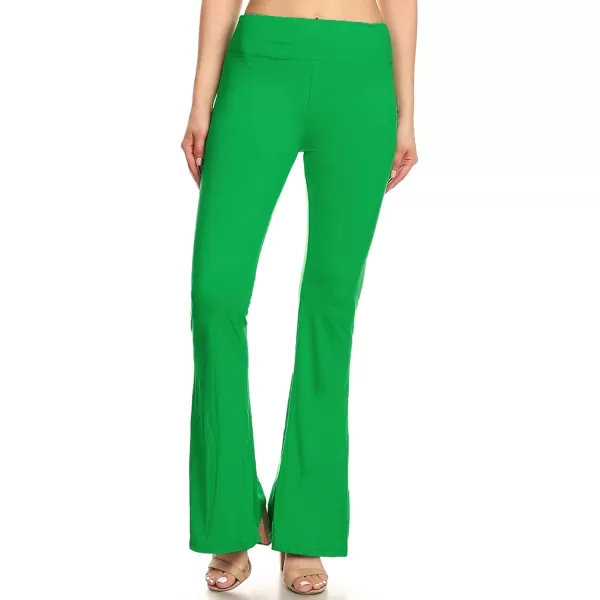 Leggings Depot Women's Flared Casual, Work, Lounge Palazzo Pants-Wide Leg