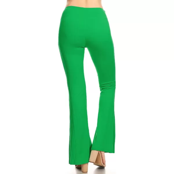Leggings Depot Women's Flared Casual, Work, Lounge Palazzo Pants-Wide Leg