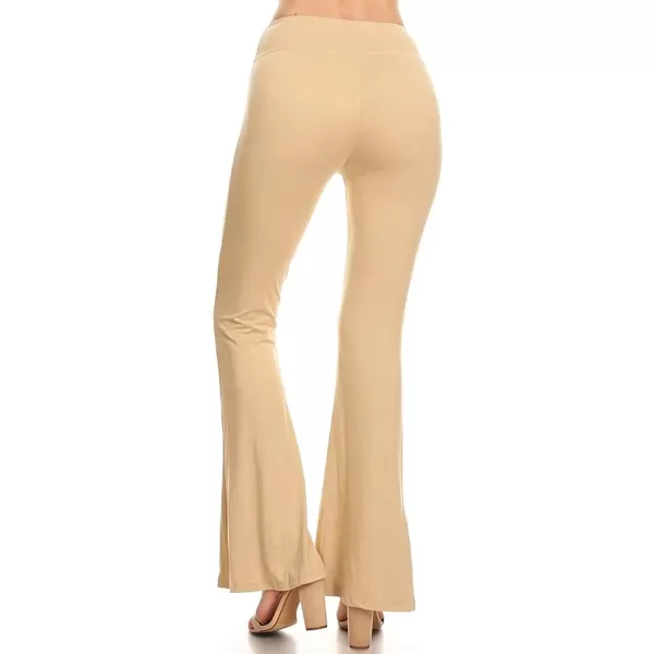 Leggings Depot Women's Flared Casual, Work, Lounge Palazzo Pants-Wide Leg