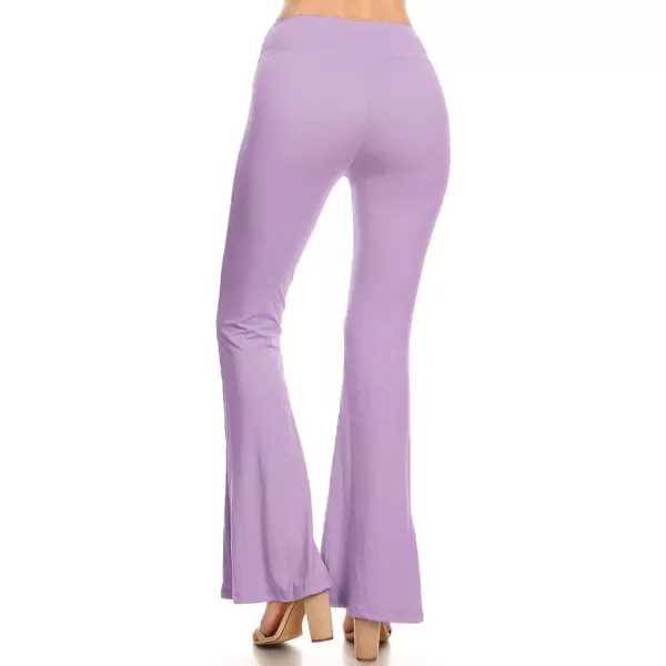 Leggings Depot Women's Flared Casual, Work, Lounge Palazzo Pants-Wide Leg