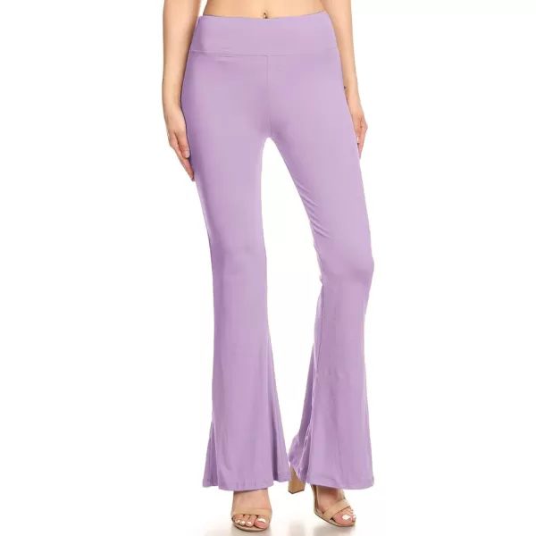 Leggings Depot Women's Flared Casual, Work, Lounge Palazzo Pants-Wide Leg