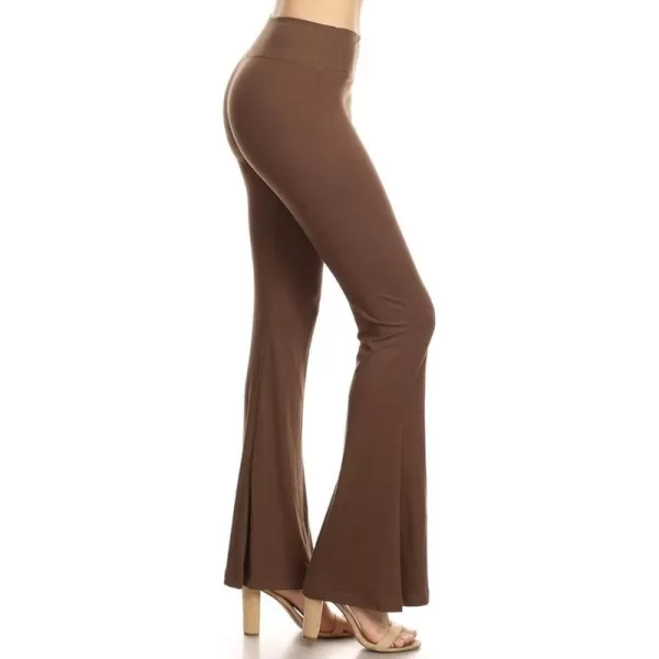 Leggings Depot Women's Flared Casual, Work, Lounge Palazzo Pants-Wide Leg