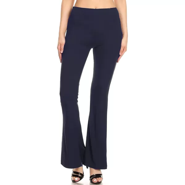 Leggings Depot Women's Flared Casual, Work, Lounge Palazzo Pants-Wide Leg