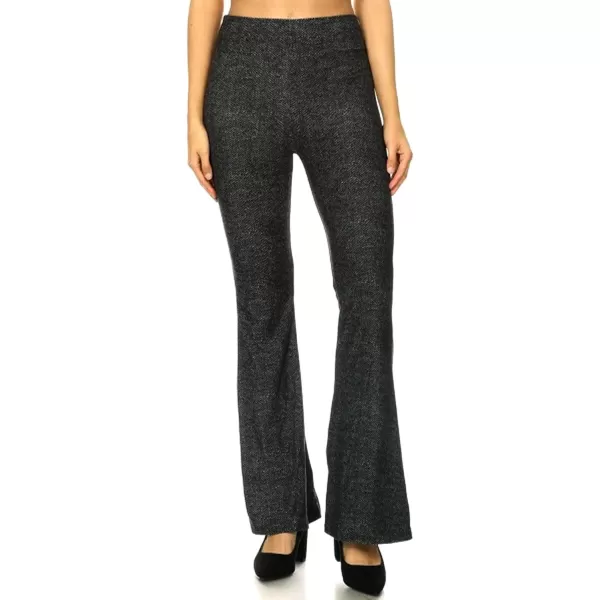 Leggings Depot Women's Flared Casual, Work, Lounge Palazzo Pants-Wide Leg