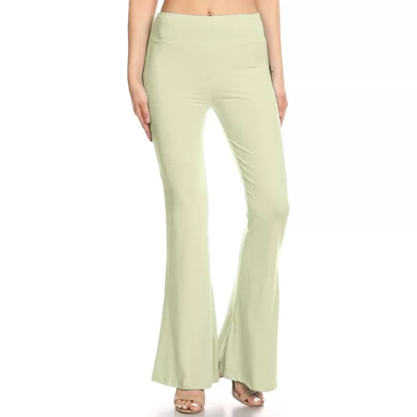 Leggings Depot Women's Flared Casual, Work, Lounge Palazzo Pants-Wide Leg