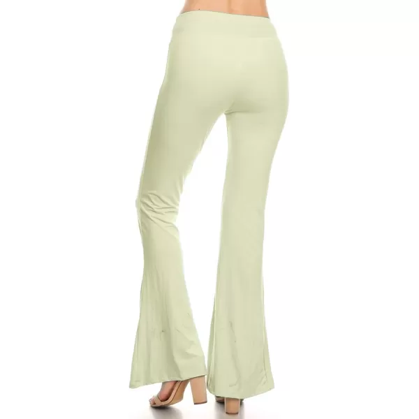 Leggings Depot Women's Flared Casual, Work, Lounge Palazzo Pants-Wide Leg