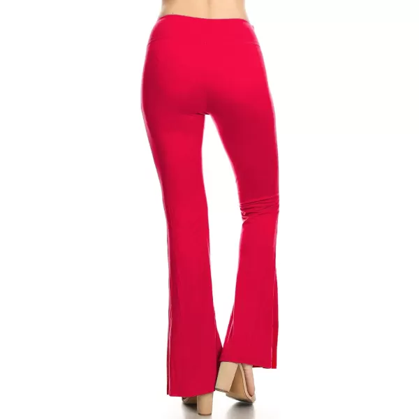 Leggings Depot Women's Flared Casual, Work, Lounge Palazzo Pants-Wide Leg