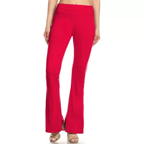 Leggings Depot Women's Flared Casual, Work, Lounge Palazzo Pants-Wide Leg