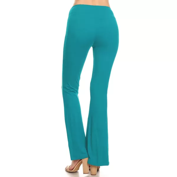 Leggings Depot Women's Flared Casual, Work, Lounge Palazzo Pants-Wide Leg