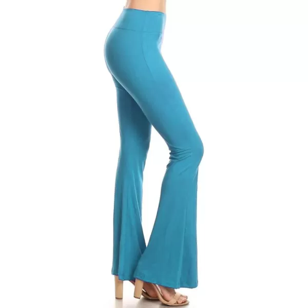 Leggings Depot Women's Flared Casual, Work, Lounge Palazzo Pants-Wide Leg