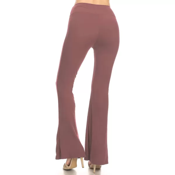 Leggings Depot Women's Flared Casual, Work, Lounge Palazzo Pants-Wide Leg