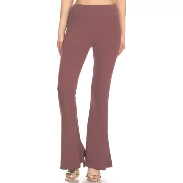 Leggings Depot Women's Flared Casual, Work, Lounge Palazzo Pants-Wide Leg