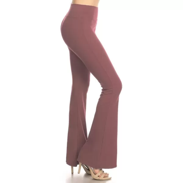 Leggings Depot Women's Flared Casual, Work, Lounge Palazzo Pants-Wide Leg