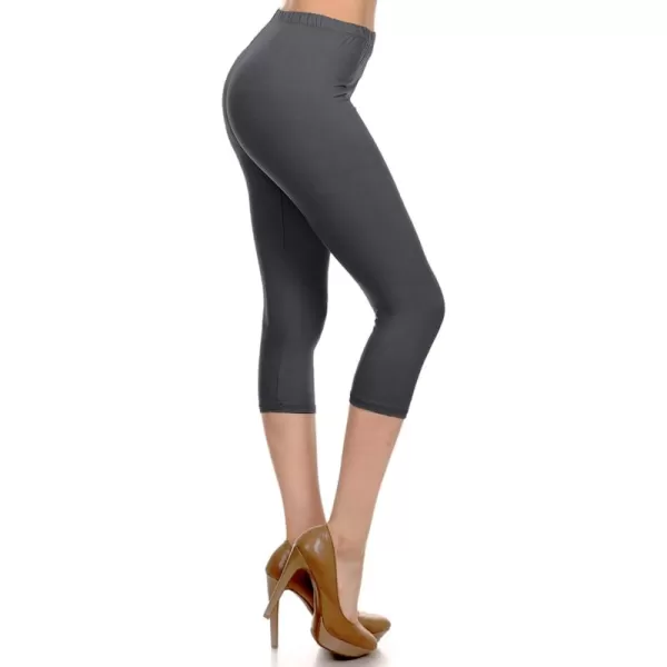 Capri Length Charcoal Gray