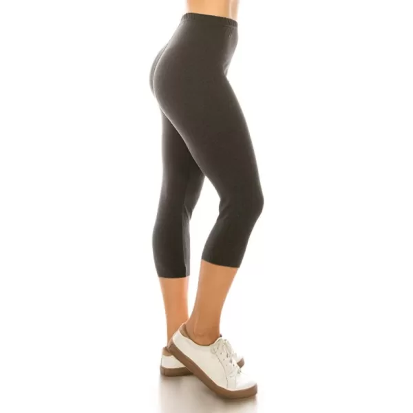 Capri Length Heather Dark Charcoal