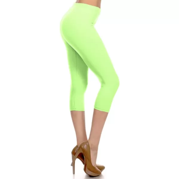 Capri Length Neon Green