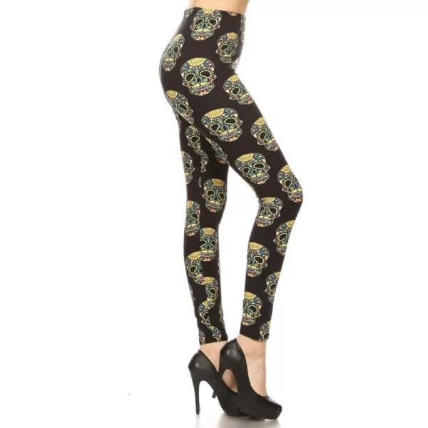 Full Length-Skull Embellished Skulls