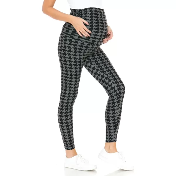 Full Length Gray Houndstooth