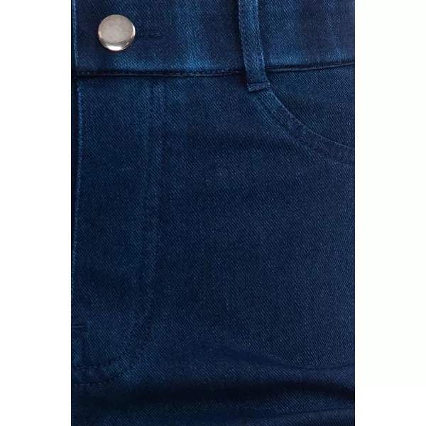 Leggings Depot Women's Stretch Pull-on Skinny Denim Look Jean Leggings 