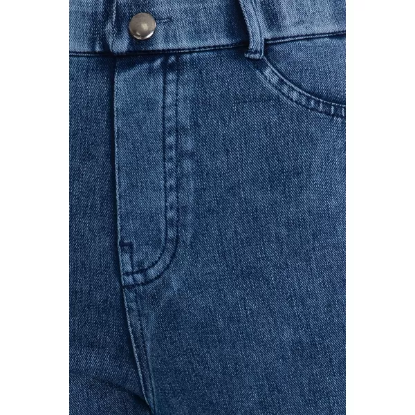 Leggings Depot Women's Stretch Pull-on Skinny Denim Look Jean Leggings 