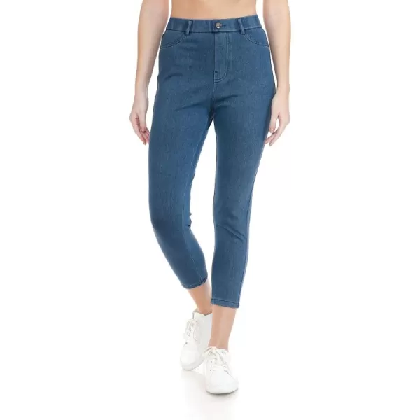 Leggings Depot Women's Stretch Pull-on Skinny Denim Look Jean Leggings 
