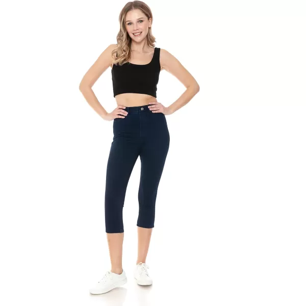 Leggings Depot Women's Stretch Pull-on Skinny Denim Look Jean Leggings 